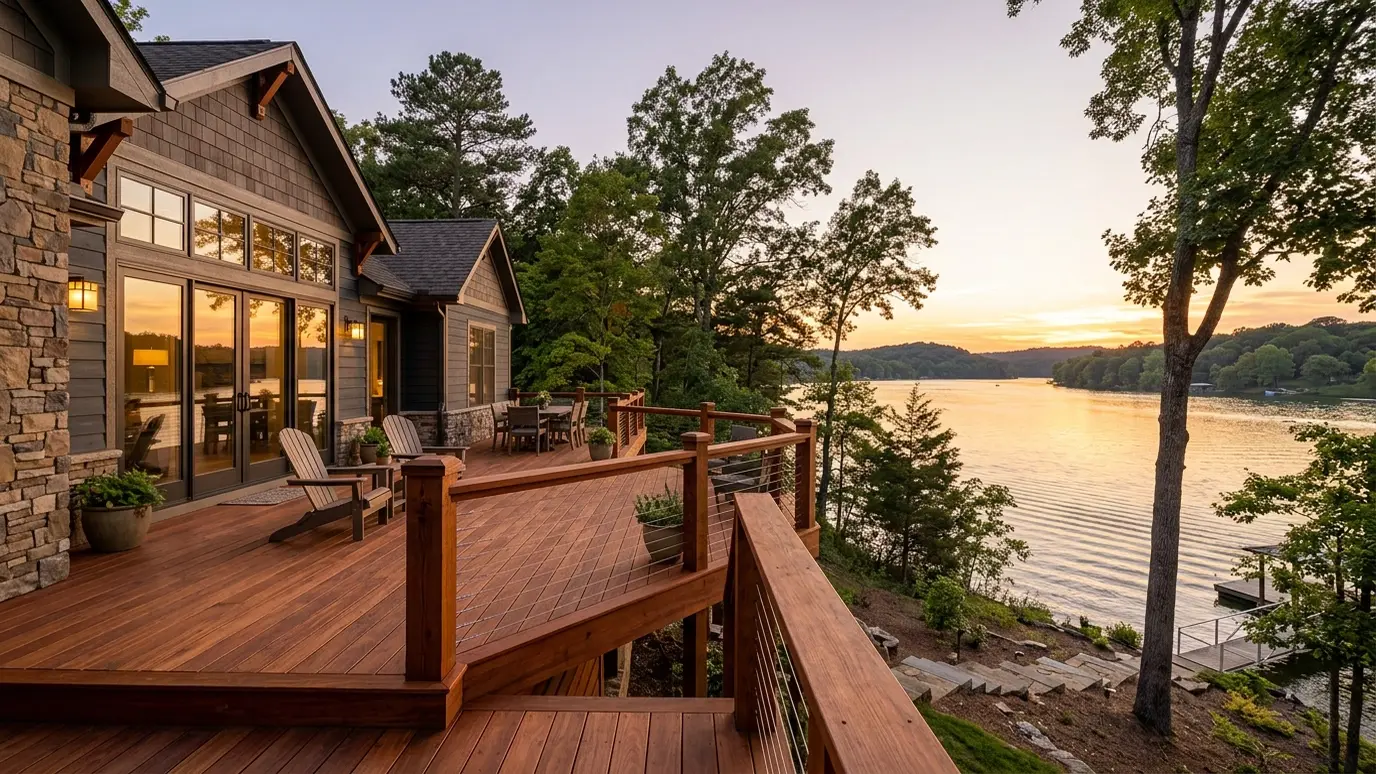 A Tennessee home with custom carpentry in Hendersonville