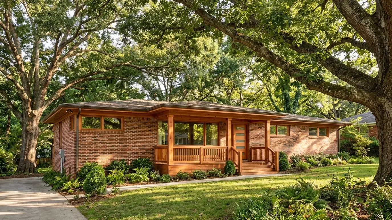 A Tennessee home with custom carpentry in Madison