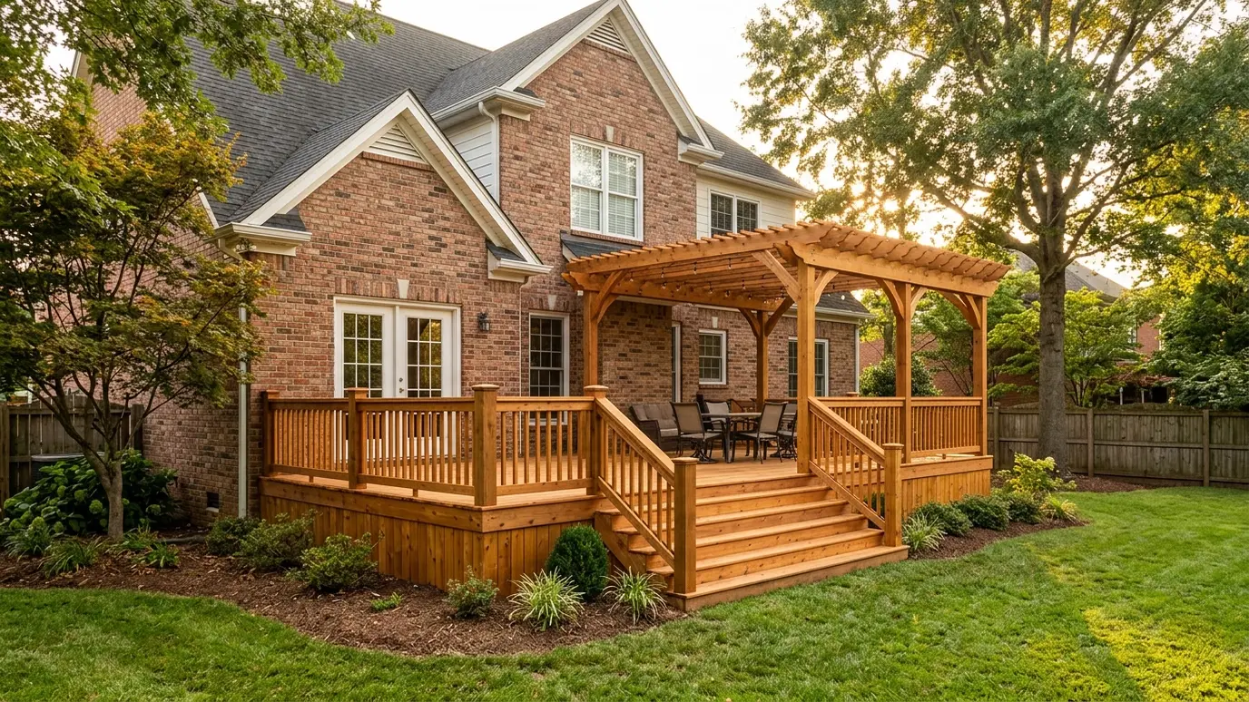 A Tennessee home with custom carpentry in Murfreesboro