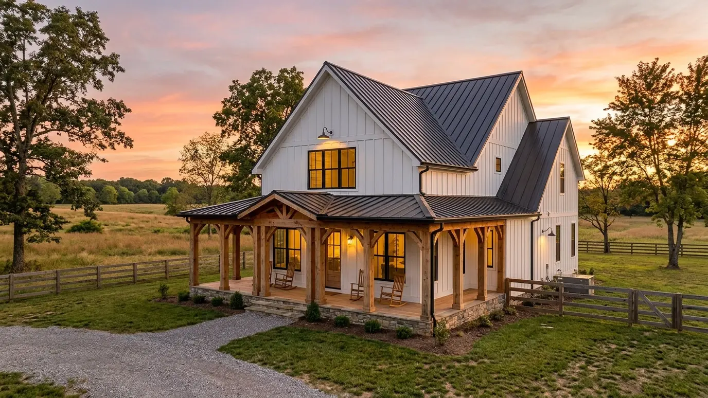 A Tennessee home with custom carpentry in Thompsons Station