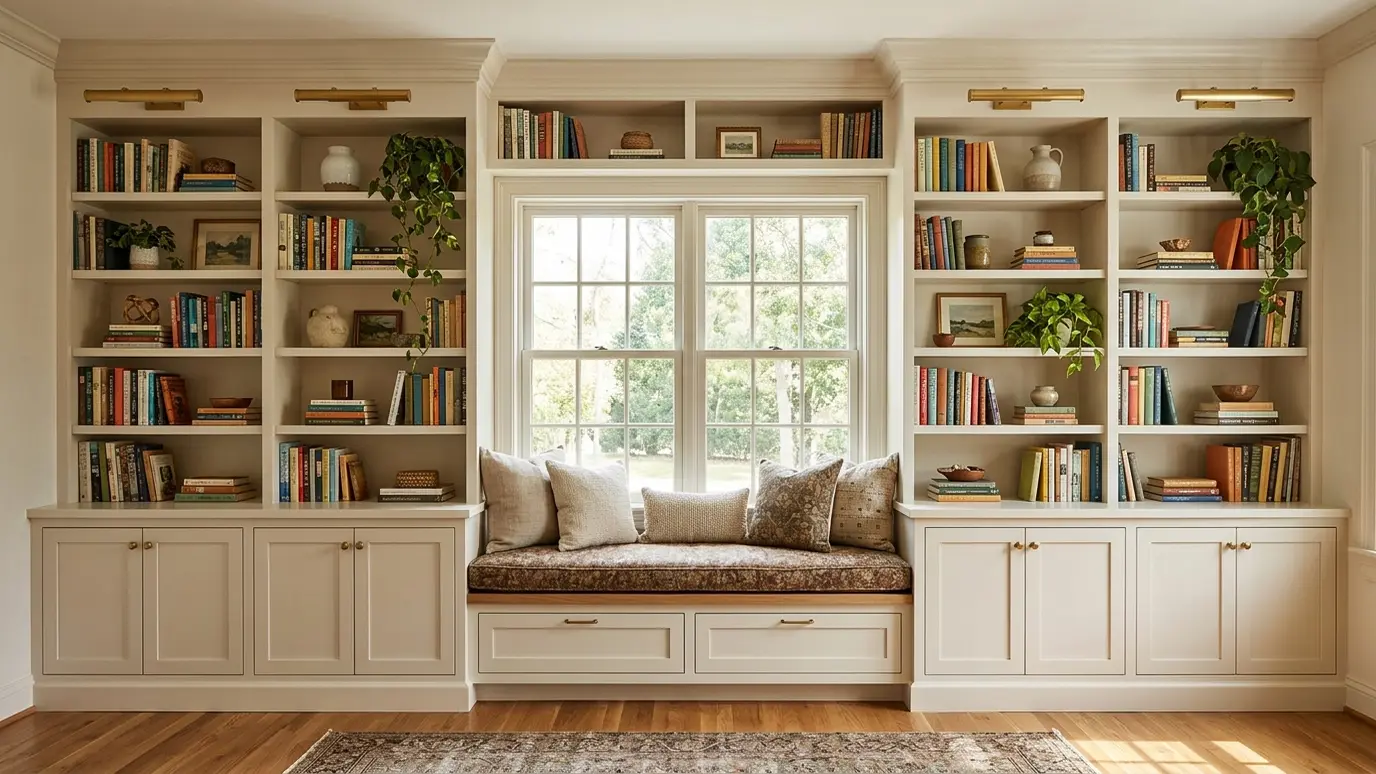 Built-In Bookcases and Shelving in Nashville and Middle Tennessee