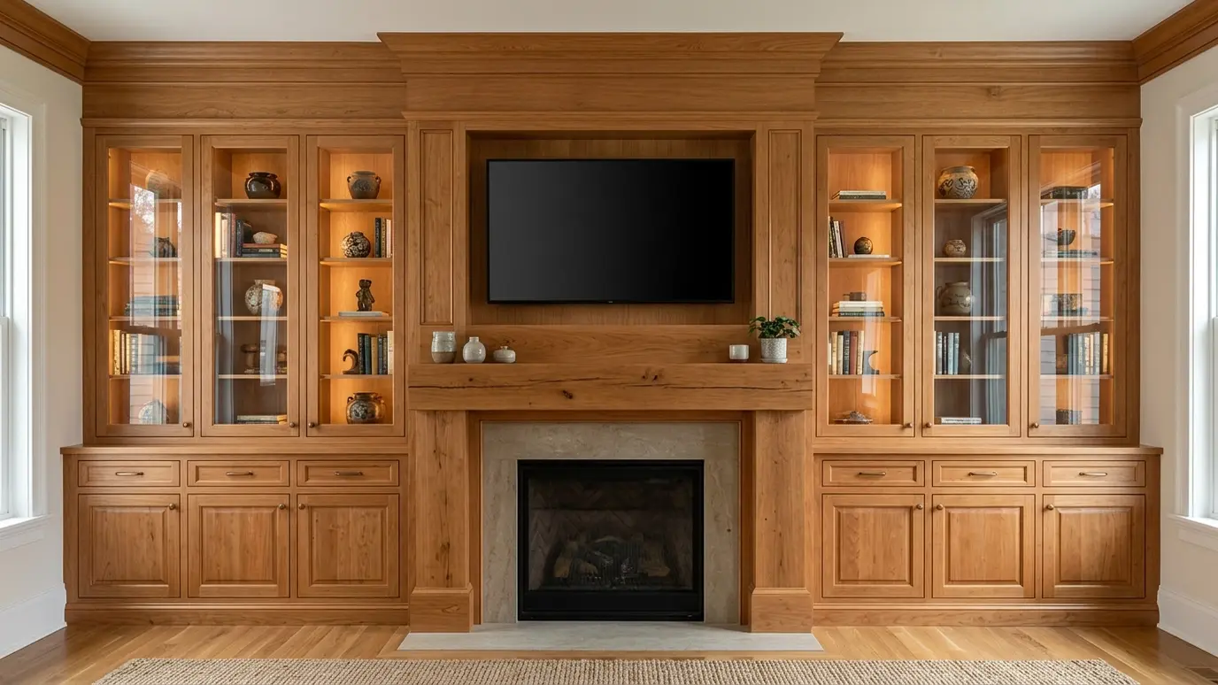 Entertainment Centers and Fireplace Surrounds | Music City Carpenter Entertainment Centers and Fireplace Surrounds in Nashville and Middle Tennessee